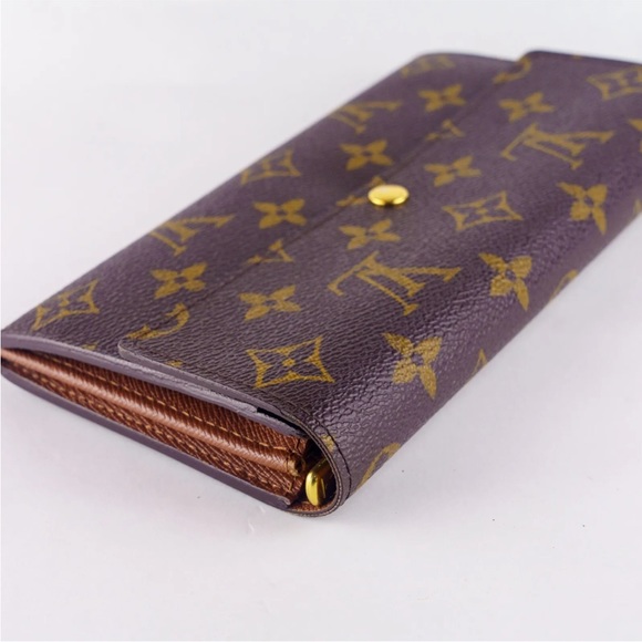 Louis Vuitton LV Long Wallet Monogram 7.4x4.2in Portefeuil Sarah With Box #A1037 - Picture 7 of 16